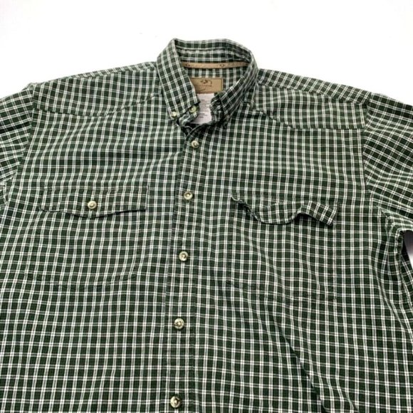 Mossy Oak Green White Collared Western Shirt - Picture 11 of 11